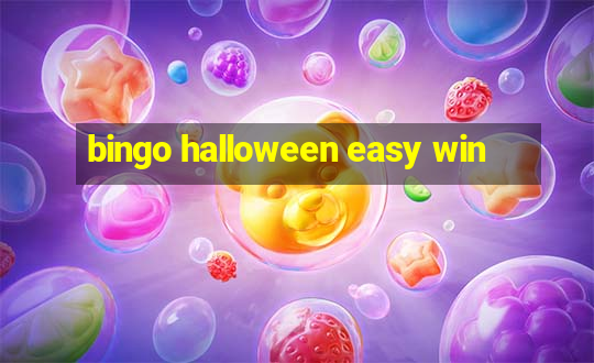 bingo halloween easy win