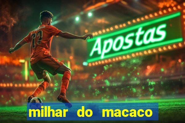 milhar do macaco que mais saem no jogo do bicho