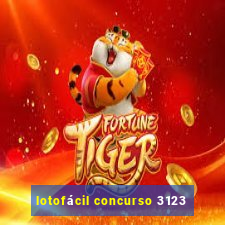 lotofácil concurso 3123