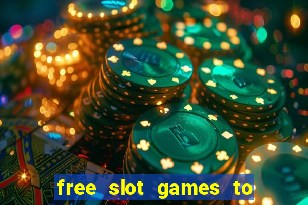 free slot games to win real money