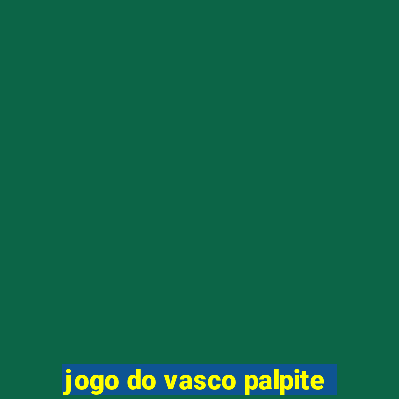 jogo do vasco palpite