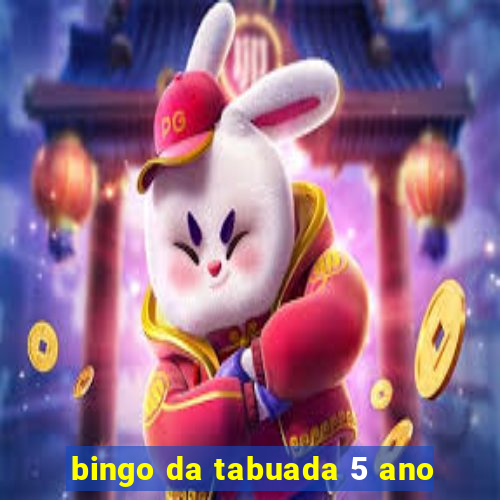 bingo da tabuada 5 ano