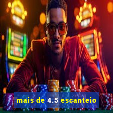 mais de 4.5 escanteio