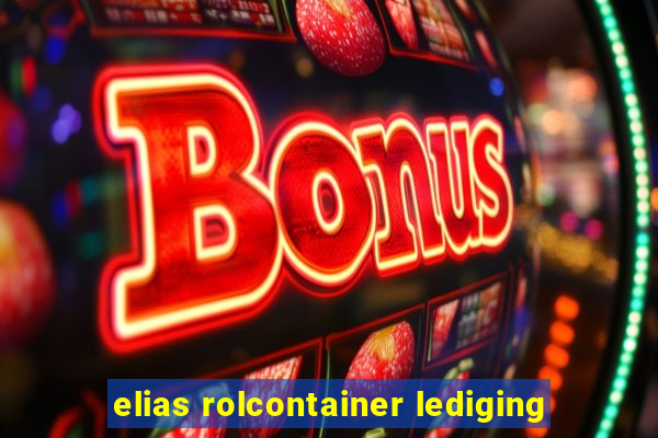 elias rolcontainer lediging