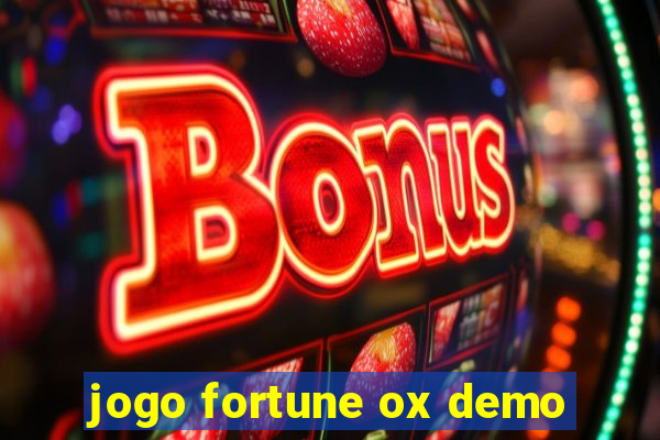 jogo fortune ox demo