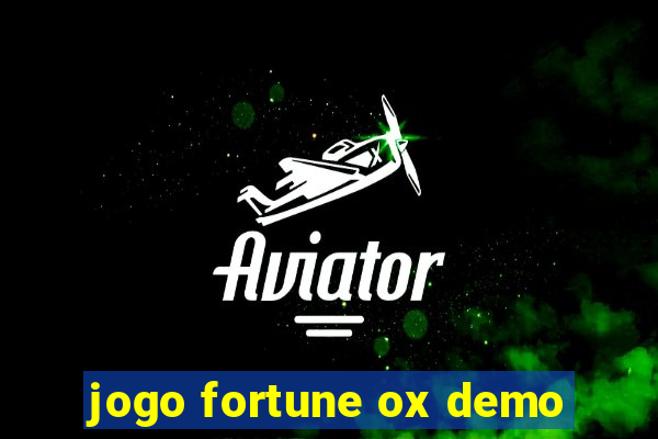 jogo fortune ox demo