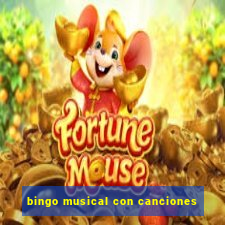 bingo musical con canciones