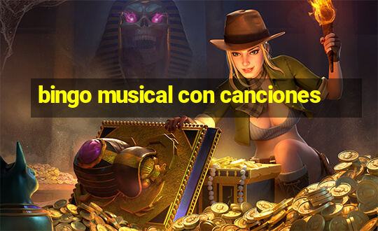 bingo musical con canciones