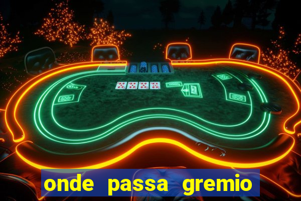 onde passa gremio x operario