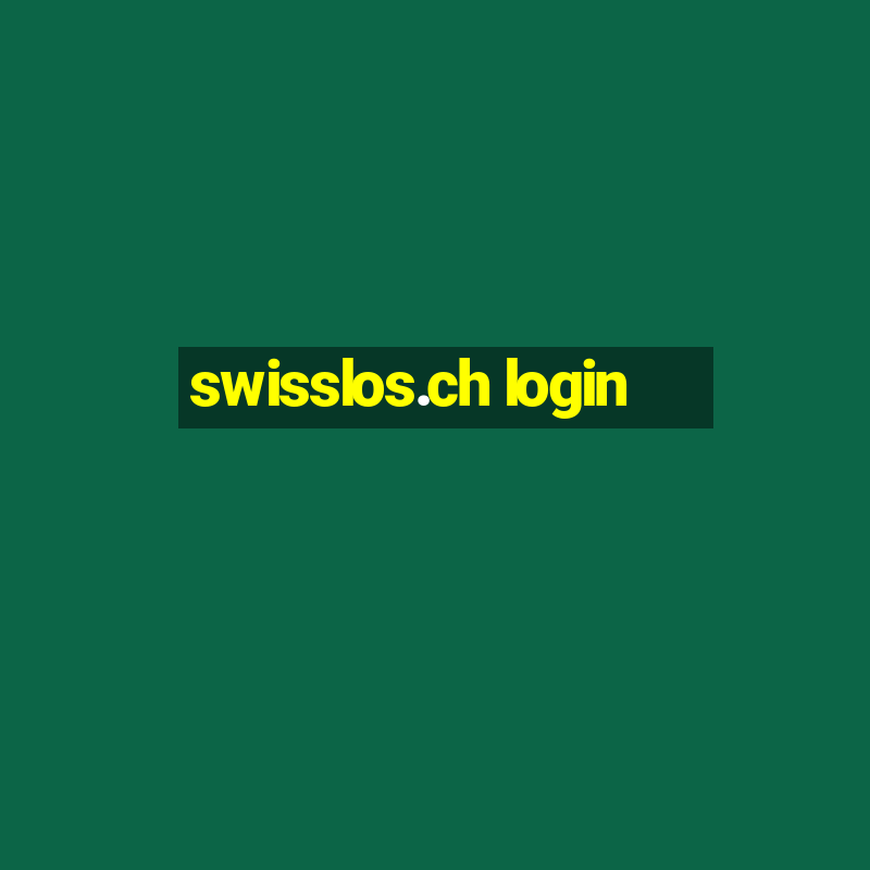 swisslos.ch login