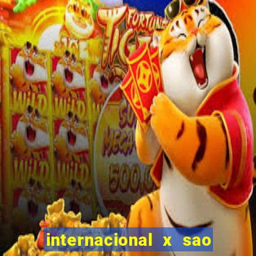 internacional x sao paulo palpite