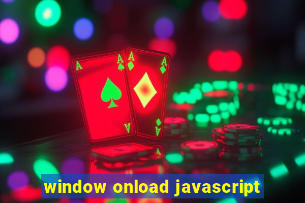 window onload javascript