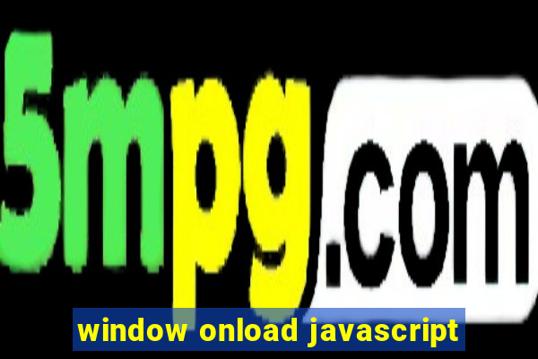 window onload javascript