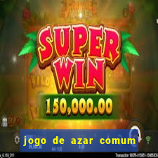 jogo de azar comum em cassinos