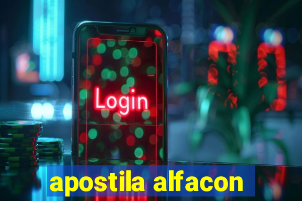 apostila alfacon