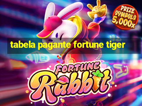 tabela pagante fortune tiger