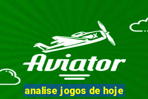 analise jogos de hoje