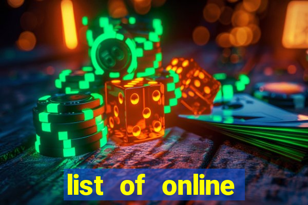 list of online slot sites