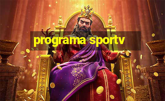 programa sportv