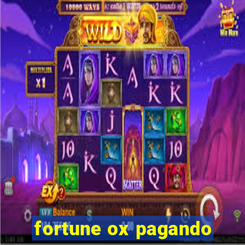 fortune ox pagando