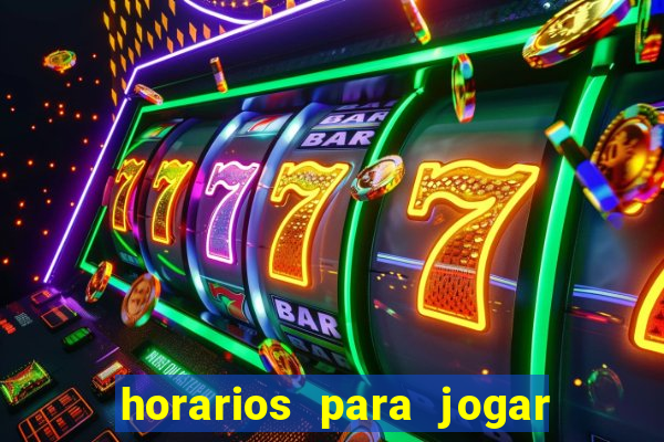 horarios para jogar fortune mouse