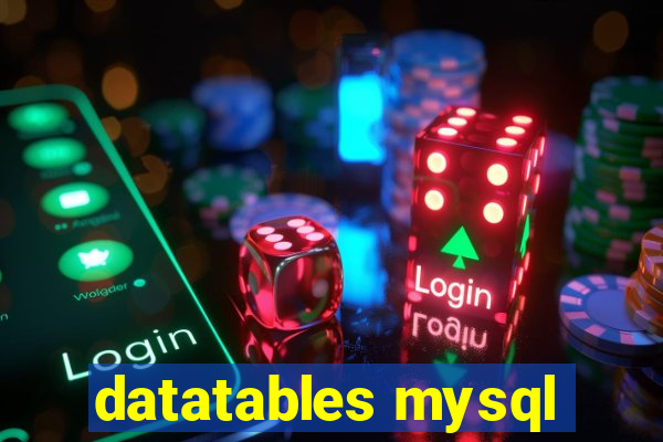 datatables mysql