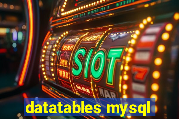 datatables mysql