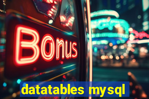 datatables mysql