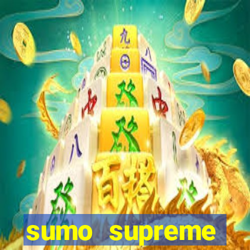 sumo supreme megaways slot