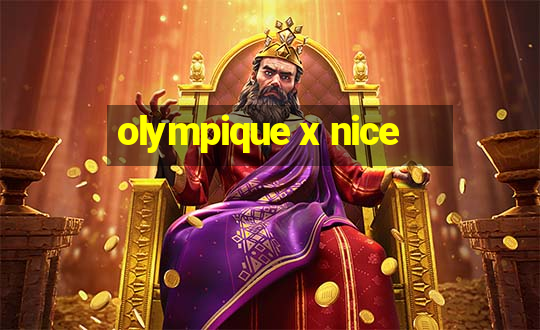 olympique x nice