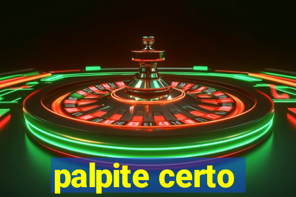 palpite certo