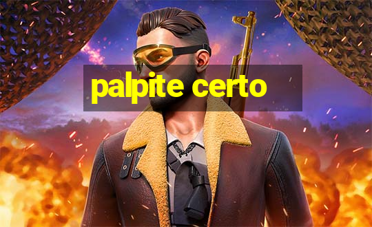 palpite certo