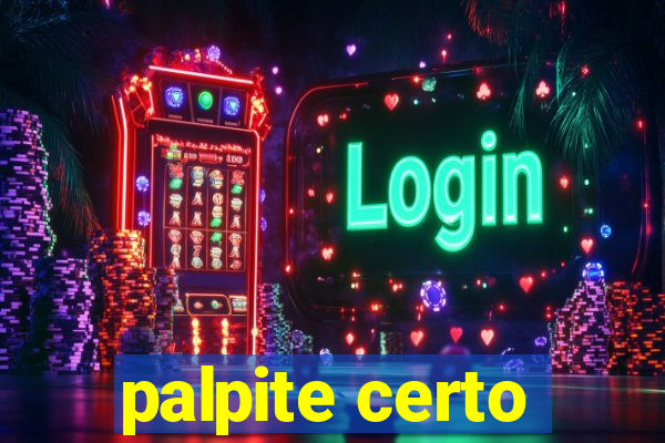 palpite certo