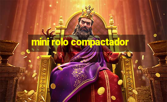 mini rolo compactador