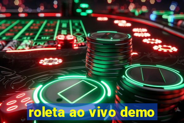 roleta ao vivo demo