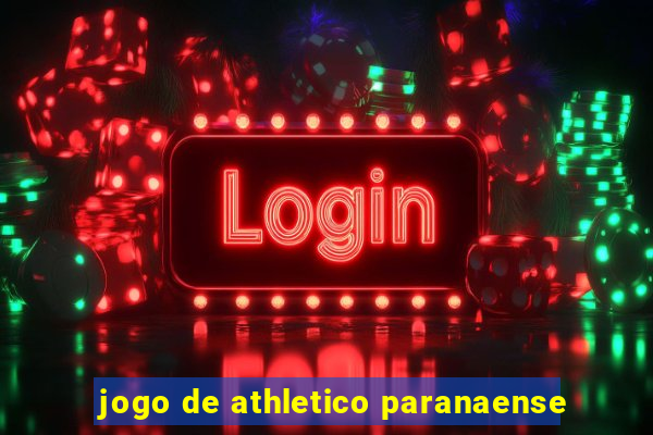 jogo de athletico paranaense