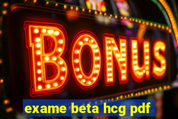 exame beta hcg pdf