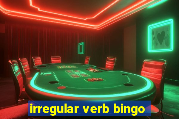 irregular verb bingo