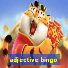 adjective bingo