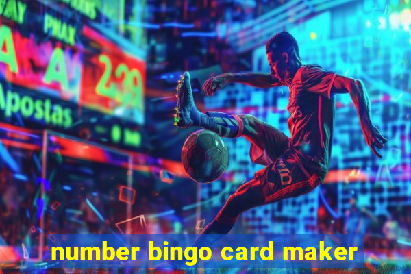 number bingo card maker