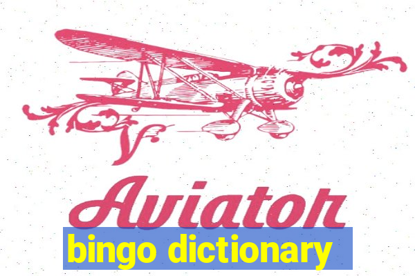 bingo dictionary