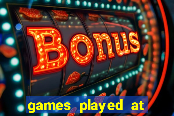 games played at the casino