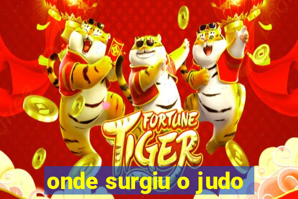 onde surgiu o judo