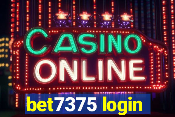 bet7375 login