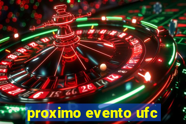 proximo evento ufc