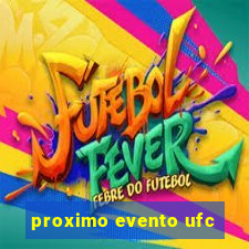 proximo evento ufc