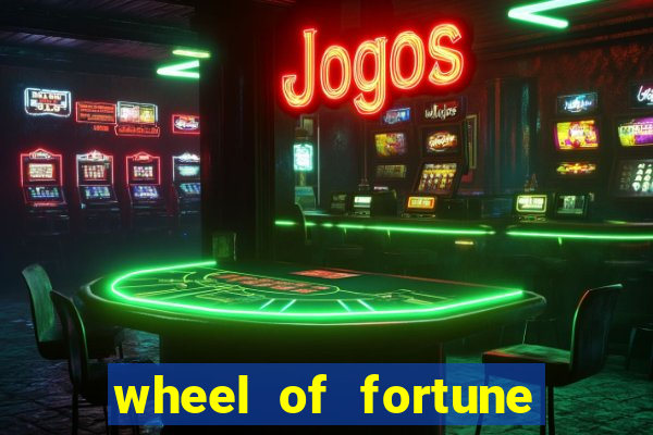 wheel of fortune slots machine