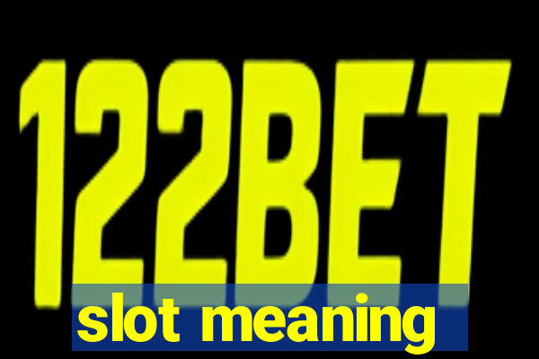 slot meaning