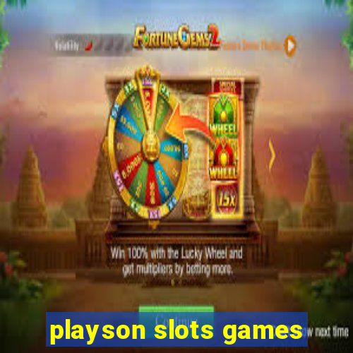 playson slots games