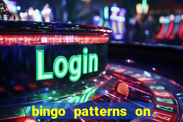 bingo patterns on slot machines